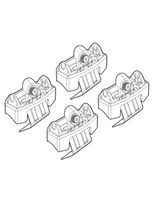 ΑΚΡΑ ΓΙΑ ΜΠΑΡΕΣ NORDRIVE ΓΙΑ PEUGEOT 308 5D/SW 10/13+ KIT