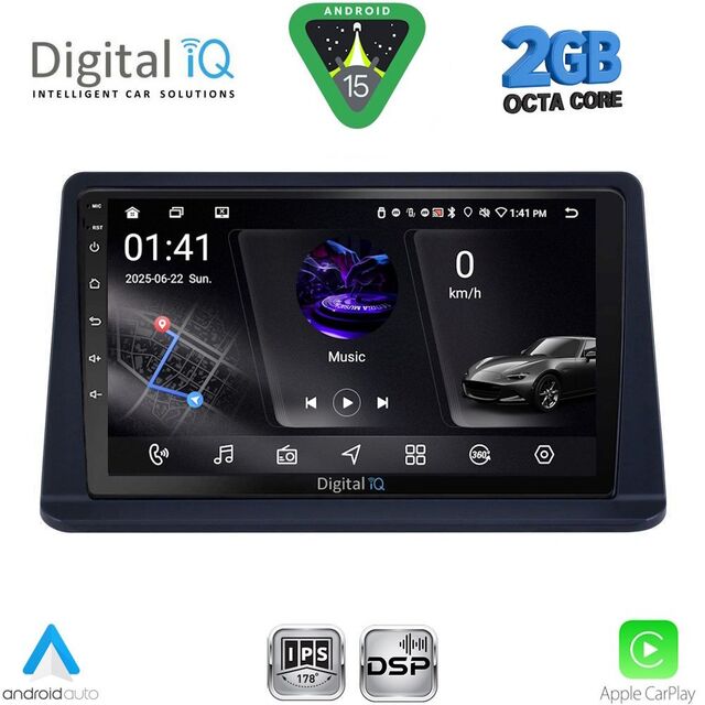 DIGITAL IQ RSF 4445_CPA (9inc) MULTIMEDIA TABLET for MITSUBISHI PAJERO mod. 1999-2006
