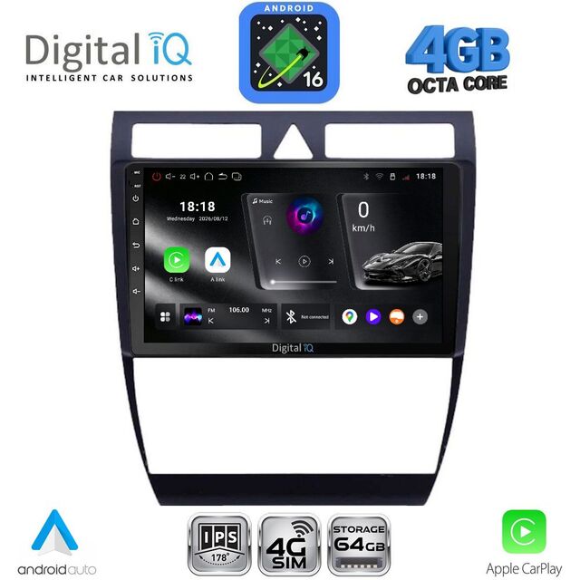 DIGITAL IQ RTG 6006_CPA (9inc) MULTIMEDIA TABLET for AUDI A6 mod. 1998-2005