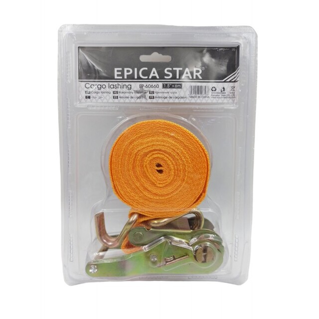 ΙΜΑΝΤΑΣ ΡΥΜΟΥΛΚΗΣΗΣ ΜΕ ΚΑΣΤΑΝΙΑ 6mx4cm EPICA STAR EP-60660
