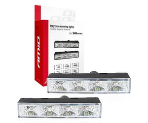 Amio – Φώτα Ημέρας DRL LED 12/24V 800Lm για Ισχυρή Ορατότητα & Ασφάλεια σε Αυτοκίνητο & Φορτηγό – Σετ 2 Τεμ. (01528/AM)