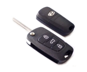 HYUNDAI I30 / HYUNDAI IX35 / ΑΝΑΔΙΠΛΟΥΜΕΝΟ ΑΝΤΑΛΛΑΚΤΙΚΟ ΚΛΕΙΔΙ ΜΕ ΚΑΛΥΜΜΑ 3 ΚΟΥΜΠΙΩΝ DGA - 1 ΤΕΜ.
