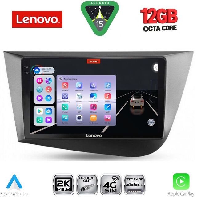 LENOVO SSZ 12574_CPA (9inc) MULTIMEDIA TABLET for SEAT LEON mod. 2005-2012