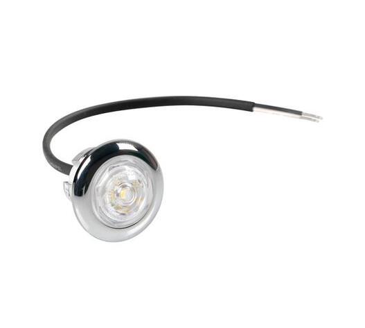 ΦΩΣ ΟΓΚΟΥ 12/24V LED ΛΕΥΚΟ ΣΤΡΟΓΓΥΛΟ 19,5mm 1ΤΕΜ.