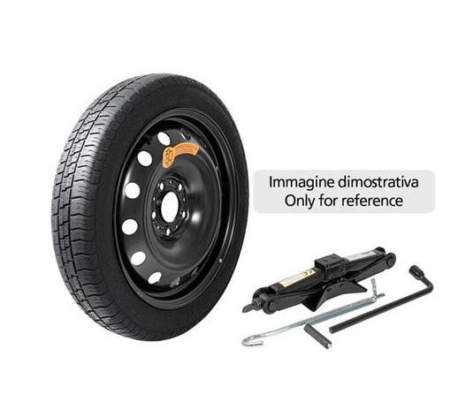 ΡΕΖΕΡΒΑ ΣΙΔΕΡΕΝΙΑ 125/80-17 ΚΑΡΕ 5x108 ΚΕΝΤΡΟ 65,1 mm NO STOP ΚΙΤ {γρύλλος, Μπουλονόκλειδο, Τσάντα)