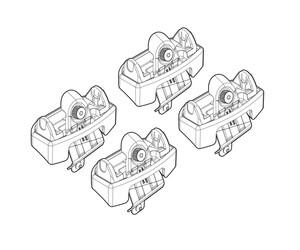 ΑΚΡΑ ΓΙΑ ΜΠΑΡΕΣ NORDRIVE ΓΙΑ PEUGEOT 206 3D PLUS 09/98+ KIT