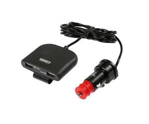 ΦΟΡΤΙΣΤΗΣ ΑΝΤΑΠΤΟΡΑΣ ΑΝΑΠΤΗΡΑ 4USB 12/24V ΜΕ ΚΑΛΩΔΙΟ 180cm 7800mA FAST CHARGE EXTENDER