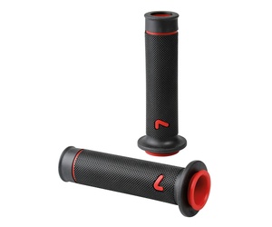ΧΕΙΡΟΛΑΒΕΣ ΤΙΜΟΝΙΟΥ ΜΗΧΑΝΗΣ SPORT-GRIP ΜΑΥΡΟ/ΚΟΚΚΙΝΟ (22 mm-12cm/25mm-12,5cm) LAMPA - 2 ΤΕΜ.