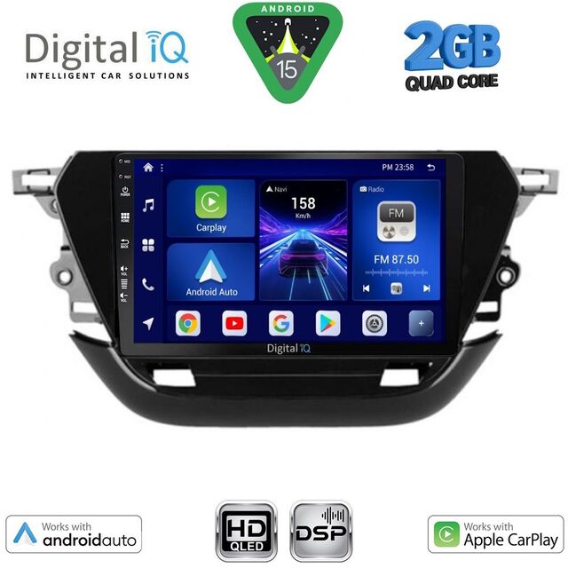 DIGITAL IQ BXC 3487_CPAA (9inc) MULTIMEDIA TABLET for OPEL CORSA F mod. 2019-2024
