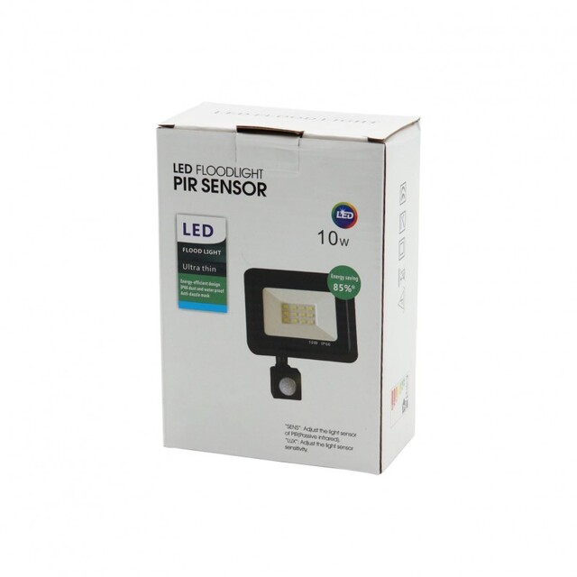 LED ΠΡΟΒΟΛΕΑΣ 10W ΜΕ PIR SENSOR LED-01139
