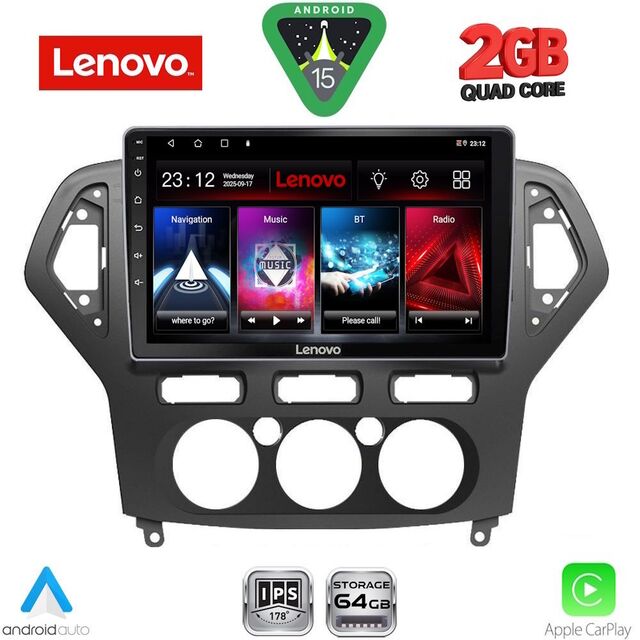 LENOVO LVD 2162_CPA A/C (10inc) MULTIMEDIA TABLET for FORD MONDEO mod. 2007-2011