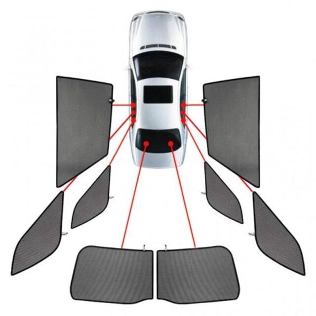 CarShades - ΚΟΥΡΤΙΝΑΚΙΑ  CAR SHADES ΓΙΑ BMW X6 (F16) 5D 2015-2019- 8 ΤΕΜ. (PVC.BMW-X6-5-B)