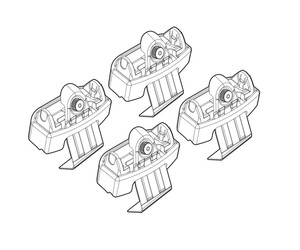 ΑΚΡΑ ΓΙΑ ΜΠΑΡΕΣ NORDRIVE ΓΙΑ VW POLO 5D 09/09+ KIT