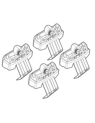 ΑΚΡΑ ΓΙΑ ΜΠΑΡΕΣ NORDRIVE ΓΙΑ VW GOLF 7 5D 11/12+ KIT
