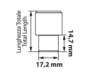 Μπουλόνια Ασφαλείας 12x1,25 15/35mm (21) ίσια J020