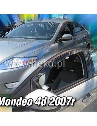 ΑΝΕΜΟΘΡΑΥΣΤΕΣ ΓΙΑ FORD MONDEO 4D/5D 2007-2014 ΖΕΥΓΑΡΙ ΑΠΟ ΕΥΚΑΜΠΤΟ ΦΙΜΕ ΠΛΑΣΤΙΚΟ HEKO - 2 ΤΕΜ.