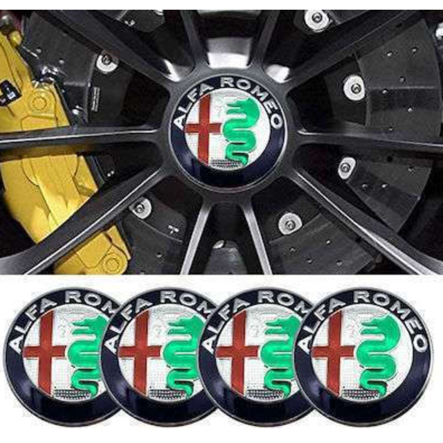 Αυτοκόλλητα για κέντρο ζάντας - Alfa Romeo