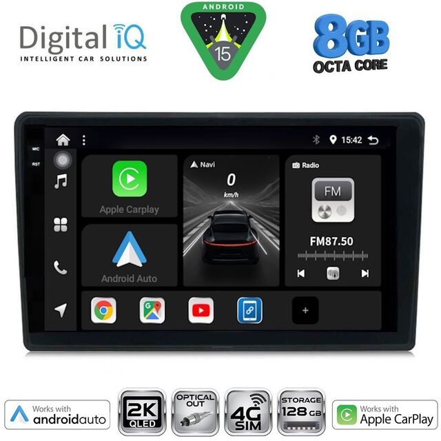 DIGITAL IQ BXK 20735_CPAA DASH (9inc) MULTIMEDIA TABLET for TOYOTA YARIS mod. 1999-2006