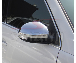 ΚΑΠΑΚΙΑ ΚΑΘΡΕΠΤΗ ΧΡΩΜΙΟΥ ΜΕΤΑΛΛΙΚΑ ΓΙΑ VW TIGUAN 2007-2015 S-DIZAYN