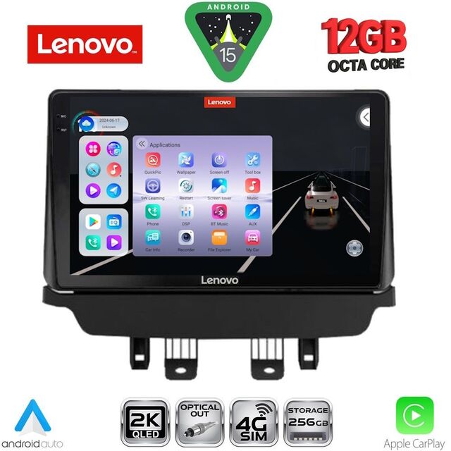 LENOVO SSZ 12362_CPA (9inc) MULTIMEDIA TABLET for MAZDA 2 mod. 2014-2023