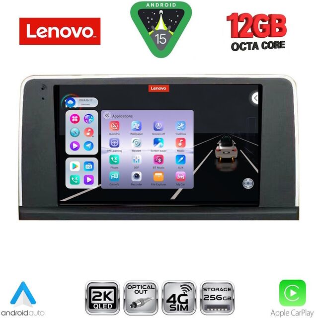 LENOVO SSZ 12061_CPA (9inc) (CIC) MULTIMEDIA TABLET for BMW X5 (E70) – X6 (E71) mod. 2009-2013