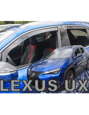ΑΝΕΜΟΘΡΑΥΣΤΕΣ ΓΙΑ LEXUS UX 5D 2019+ ΣΕΤ ΑΥΤΟΚΙΝΗΤΟΥ ΑΠΟ ΕΥΚΑΜΠΤΟ ΦΙΜΕ ΠΛΑΣΤΙΚΟ HEKO - 4 ΤΕΜ.