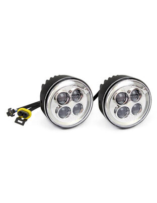 Amio – Στρογγυλά Φώτα Ημέρας DRL LED 12V 800Lm για Αυξημένη Ορατότητα & Ασφάλεια σε Αυτοκίνητο – Σετ 2 Τεμ. (01525/AM)