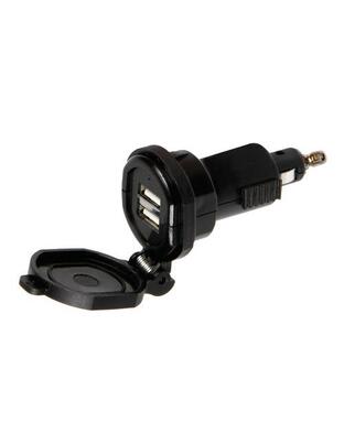 ΦΟΡΤΙΣΤΗΣ ΑΝΤΑΠΤΟΡΑΣ ΑΝΑΠΤΗΡΑ UNI-TECH 12/32V ΑΠΟ DIN ΣΕ 2 USB 2700mA FAST CHARGER ΑΔΙΑΒΡΟΧΟΣ