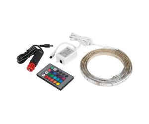 ΤΑΙΝΙΑ 60LED 12/24V RGB MULTICOLOR 200cm ΜΕ ΦΙΣ ΑΝΑΠΤΗΡΑ ΚΑΙ ΤΗΛΕΧΕΙΡΙΣΜΟ 16 ΧΡΩΜΑΤΩΝ  ΚΑΙ 3 ΧΡΗΣΕΩΝ