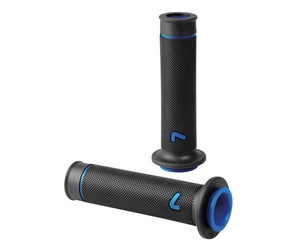 ΧΕΙΡΟΛΑΒΕΣ ΤΙΜΟΝΙΟΥ ΜΗΧΑΝΗΣ SPORT-GRIP ΜΑΥΡΟ/ΜΠΛΕ (22 mm-12cm/25mm-12,5cm) LAMPA - 2 ΤΕΜ.
