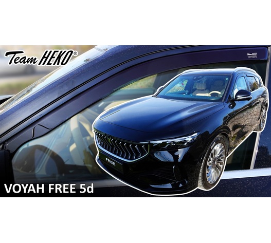 Heko - Ανεμοθραύστες για Voyah Free 5 Doors 2021+ Ζευγάρι Απο Εύκαμπτο Φιμέ Πλαστικό - 2 τεμ. (ΑΝΕΜ.29139)