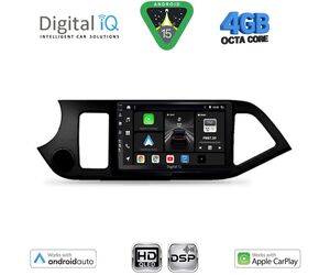DIGITAL IQ BXF 16308_CPAA (9inc) MULTIMEDIA TABLET for KIA PICANTO mod. 2011-2017