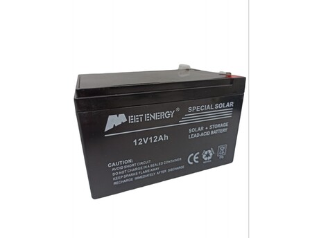 ΜΠΑΤΑΡΙΑ ΒΑΘΕΙΑΣ ΕΚΦΟΡΤΙΣΗΣ MEET-ENERGY 12V12A