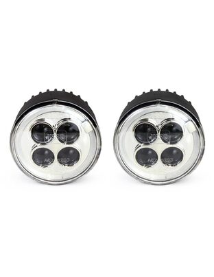 Amio – Στρογγυλά Φώτα Ημέρας DRL LED 12V 800Lm για Αυξημένη Ορατότητα & Ασφάλεια σε Αυτοκίνητο – Σετ 2 Τεμ. (01525/AM)