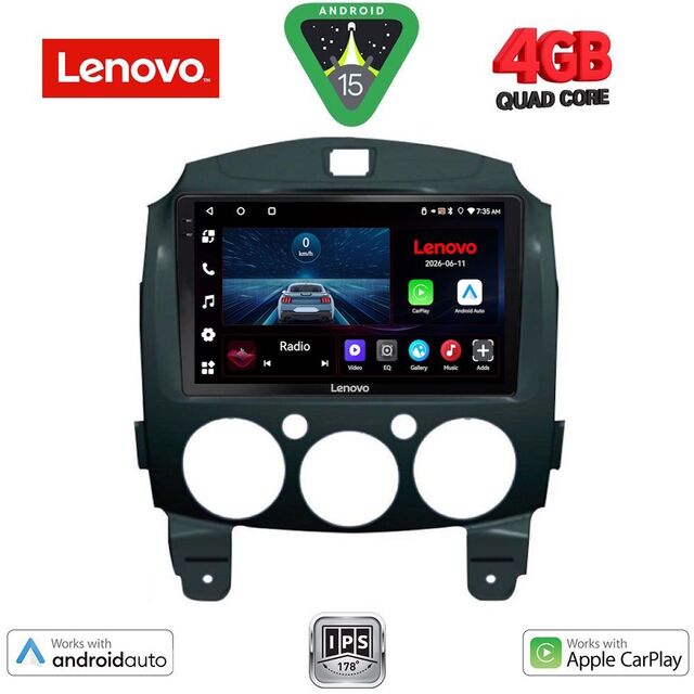 LENOVO LVE 8361_CPAA (9inc) MULTIMEDIA TABLET for MAZDA 2  mod. 2007-2014