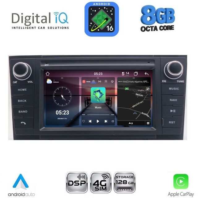 DIGITAL IQ BLM 509BL_CPA (7" DECK) MULTIMEDIA OEM for TOYOTA AVENSIS (T27) mod. 2009-2016 (BLACK)