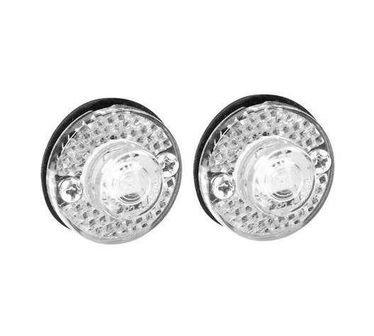 Φώτα Ογκου Φορτηγού 24V 1 Led 2τεμ Λευκά F-12