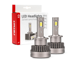 Amio - ΛΑΜΠΕΣ LED ΜΕ ΨΥΚΤΡΑ D2S/D2R 9-16V 70W 6.500K 8600lm XD SERIES - 2 ΤΕΜ. (03311/AM)