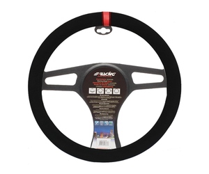 ΚΑΛΥΜΜΑ ΤΙΜΟΝΙΟΥ CARRERA LOOK RED ΜΑΥΡΟ ΜΕ ΚΟΚΚΙΝΗ ΡΙΓΑ 37-39cm
