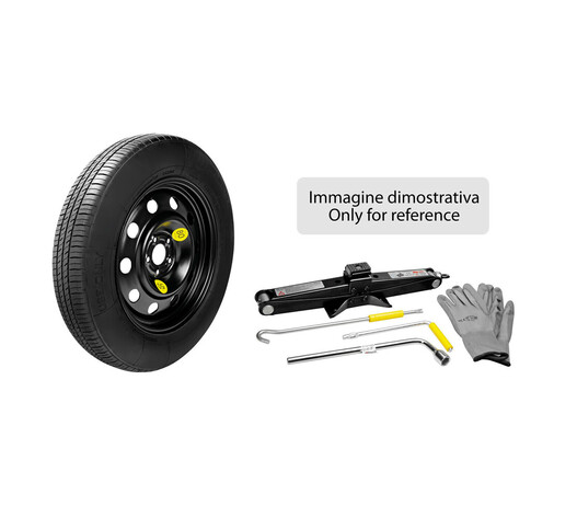 ΡΕΖΕΡΒΑ ΑΛΟΥΜΙΝΙΟΥ 155/85-18  ΚΑΡΕ 5x108 ΚΕΝΤΡΟ 63,4mm NO STOP ΚΙΤ ΜΕ ΓΡΥΛΟ+ΜΠΟΥΛΟΝΟΚΛΕΙΔΟ+ΤΣΑΝΤΑ LAMPA - 1ΤΕΜ