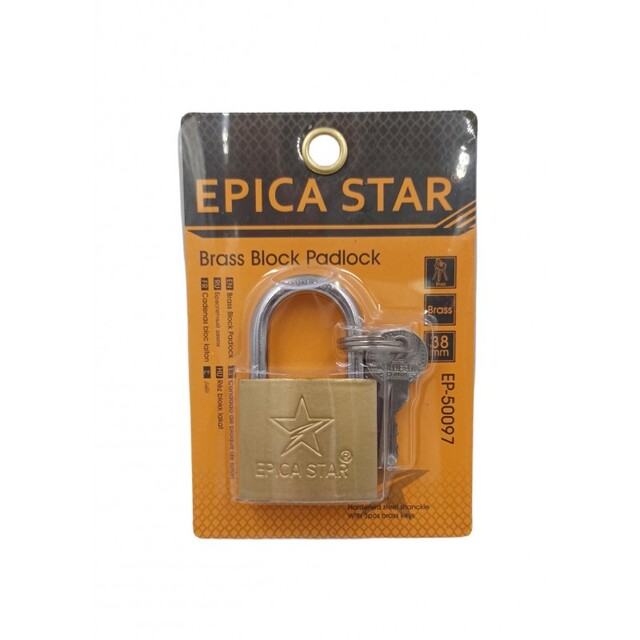 ΛΟΥΚΕΤΑΚΙ 38mm EPICA STAR ΜΕ 3 ΚΛΕΙΔΙΑ EP-50097