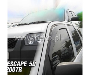 ΑΝΕΜΟΘΡΑΥΣΤΕΣ ΓΙΑ FORD ESCAPE 2000-2007 / MAVERICK XLT 2000-2007 / MAZDA TRIBUTE 5D 2001-2007 ΖΕΥΓΑΡΙ ΑΠΟ ΕΥΚΑΜΠΤΟ ΦΙΜΕ ΠΛΑΣΤΙΚΟ HEKO - 2 ΤΕΜ.