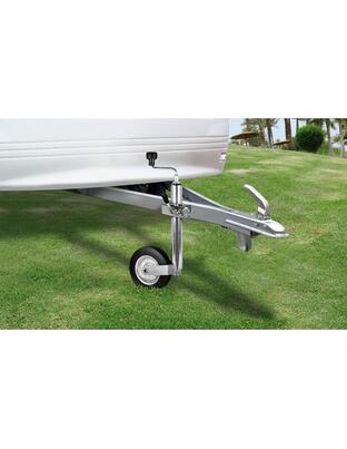 ΤΡΟΧΟΣ ΡΥΜΟΥΛΚΗΣΗΣ ΤΡΕΙΛΕΡ JOCKEY WHEEL ΥΨΟΥΣ 490-750mm ΜΕ ΜΕΓΙΣΤΟ ΦΟΡΤΙΟ 150kg