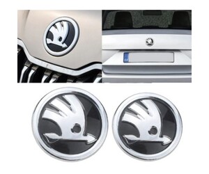 Σήμα πλαστικό 80mm - Skoda