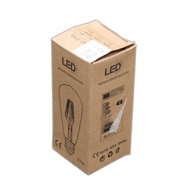 ΛΑΜΠΑ LED ST64 4W ΘΕΡΜΟ ΦΩΣ Ε27 2700Κ LI-LA-1772