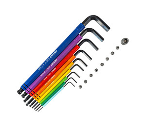 Amio – Κλειδιά Allen Imbus CR-V 1.5-10mm με Μύτες & Αντάπτορα Heavy Duty για Σταθερή Τοποθέτηση Εργαλείου & Καθημερινή Χρήση – Σετ 18 Τεμ. (04787/AM)