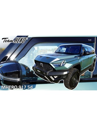 Heko - Ανεμοθραύστες για M-Hero 917 5 Doors 2023+ Ζευγάρι Απο Εύκαμπτο Φιμέ Πλαστικό - 2 τεμ. (ΑΝΕΜ.29141)