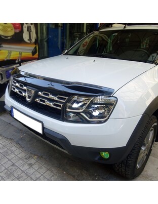 ΑΝΕΜΟΘΡΑΥΣΤΗΣ ΚΑΠΩ ΑΥΤΟΚΙΝΗΤΟΥ ΓΙΑ DACIA DUSTER 2010-2018 ΑΠΟ ΕΥΚΑΜΠΤΟ ΦΙΜΕ ΠΛΑΣΤΙΚΟ HEKO - 1 ΤΕΜ.