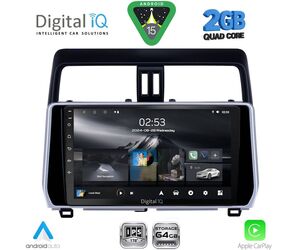 DIGITAL IQ RSD 1739_CPA (10inc) MULTIMEDIA TABLET for TOYOTA LAND CRUISER - PRADO mod. 2019-2023
