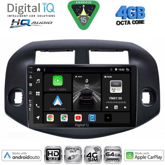 DIGITAL IQ BXK 19732_CPAA (10inc) MULTIMEDIA TABLET for TOYOTA RAV 4 mod. 2006-2012